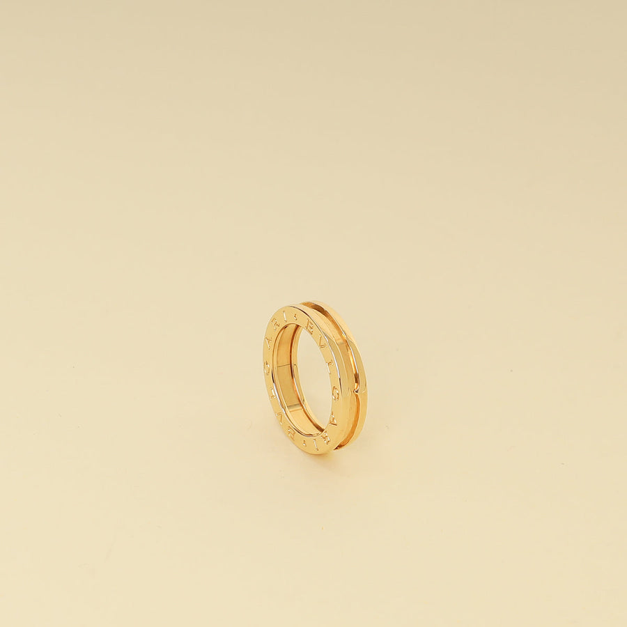 Bvlgari 18K Yellow Gold B Zero 1 Ring 51
