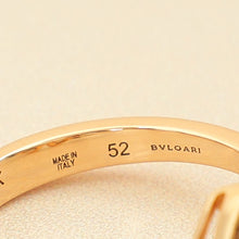 Bvlgari 18K Rose Gold Diamond Fiorever Ring 52