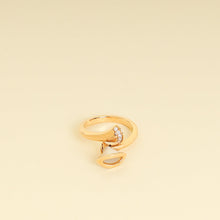 Bvlgari 18K Pink Gold Diamond MOP Diva's Dream Ring 49