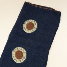 Bvlgari Navy Blue Printed Silk Scarf