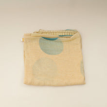 Bvlgari Light Yellow Printed Silk Scarf
