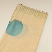 Bvlgari Light Yellow Printed Silk Scarf