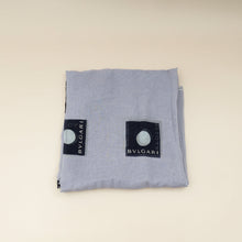 Bvlgari Blue Printed Silk Scarf