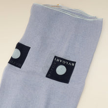 Bvlgari Blue Printed Silk Scarf
