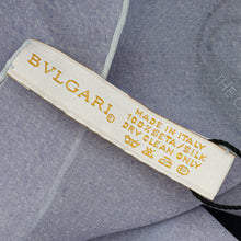 Bvlgari Blue Printed Silk Scarf
