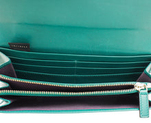 Bvlgari Green Serpenti Forever Continental Wallet