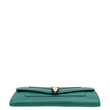Bvlgari Green Serpenti Forever Continental Wallet