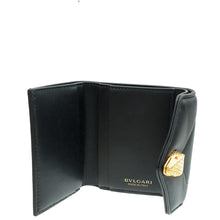 Bvlgari Black Serpenti Reverse Compact Wallet
