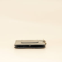 Bvlgari Metallic Grey Serpenti Forever Folded Card Holder