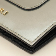 Bvlgari Metallic Grey Serpenti Forever Folded Card Holder