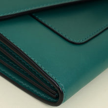Bvlgari Emerald Green Serpenti Forever Continental Large Wallet