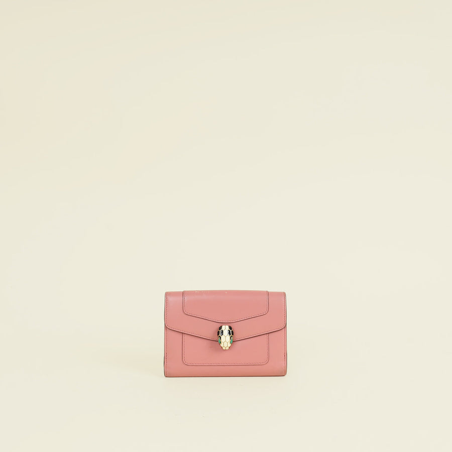 Bvlgari Bicolor Serpenti Forever Compact Wallet