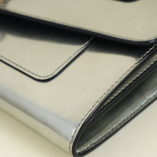 Bvlgari Metallic Silver Serpenti Forever Continental Wallet