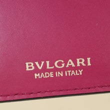 Bvlgari Red Serpenti Forever Card Wallet