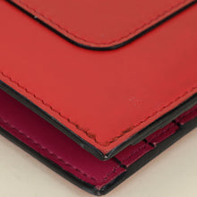 Bvlgari Red Serpenti Forever Card Wallet