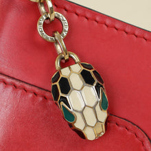 Bvlgari Red Serpenti Forever Card Wallet