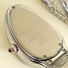 Bvlgari Stainless Steel Serpenti Tubogas Single Spiral Quartz Movment 35mm Watch