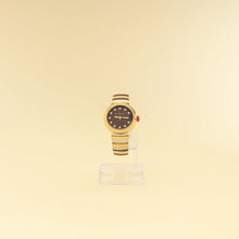 Bvlgari 18K Pink Gold Stainless Steel Diamond Lvcea 33mm Automatic Watch