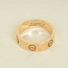 Cartier 18K Rose Gold Love Classic Model Ring 55