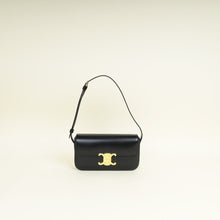 Celine Black Claude Triomphe Shoulder Bag