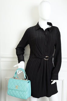 Chanel Tiffany Blue Trendy Flap Shoulder Bag