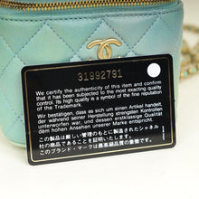 Chanel Bicolor Ombre Mini Chain Vanity Top Handle Bag