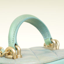 Chanel Bicolor Ombre Mini Chain Vanity Top Handle Bag