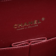 Chanel Burgundy Classic Double Flap Maxi Bag