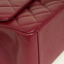 Chanel Burgundy Classic Double Flap Maxi Bag