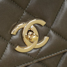 Chanel Olive CC Trendy Top Handle Bag