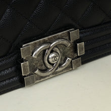 Chanel Black Le Boy Flap Medium Shoulder Bag