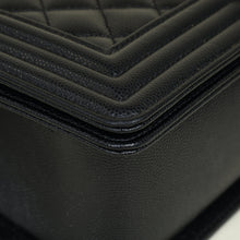Chanel Black Le Boy Flap Medium Shoulder Bag