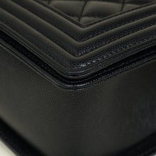 Chanel Black Le Boy Flap Medium Shoulder Bag
