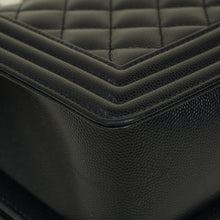 Chanel Black Le Boy Flap Medium Shoulder Bag