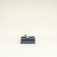 Chanel Metallic Blue Chic Pearls Flap Bag