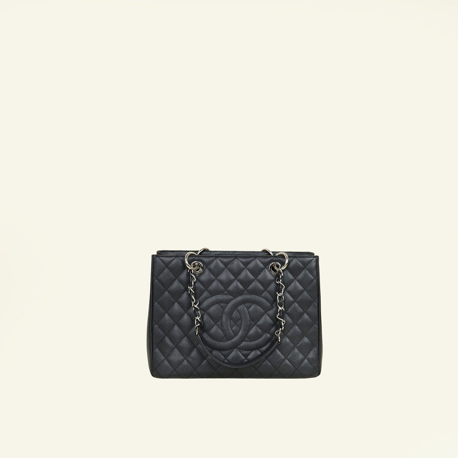 Chanel Black Grand Shopping Tote (GST) Medium Bag