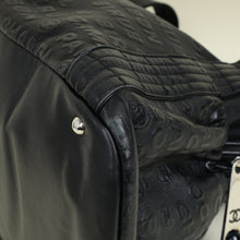 Chanel Black Rue Cambon Embossed Unlimited Bowling Bag