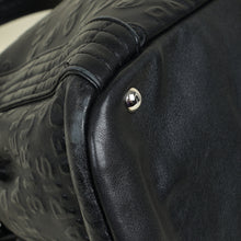 Chanel Black Rue Cambon Embossed Unlimited Bowling Bag