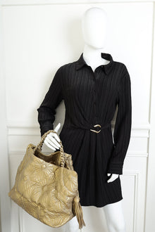 Chanel Gold Embroidered Ca D’Oro Tote Bag