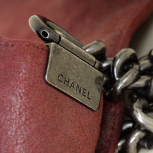 Chanel Burgundy Square Le Boy Shoulder Bag