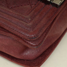 Chanel Burgundy Square Le Boy Shoulder Bag