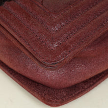 Chanel Burgundy Square Le Boy Shoulder Bag