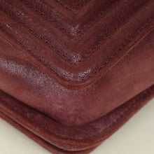 Chanel Burgundy Square Le Boy Shoulder Bag