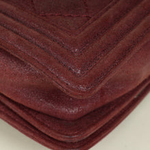 Chanel Burgundy Square Le Boy Shoulder Bag