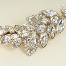 Chanel Gold CC Crystal Leaf 1 Pcs Ear Cuff