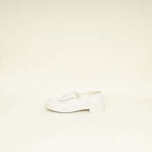 Chanel Cream CC Pocket Quilted Moccasin Loafer 37