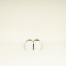 Chanel Cream CC Pocket Quilted Moccasin Loafer 37