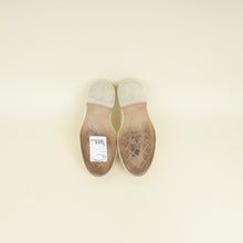 Chanel Cream CC Pocket Quilted Moccasin Loafer 37