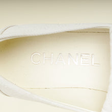 Chanel Cream CC Pocket Quilted Moccasin Loafer 37