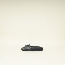 Chanel Navy Mule Pool Slide Sandals 39
